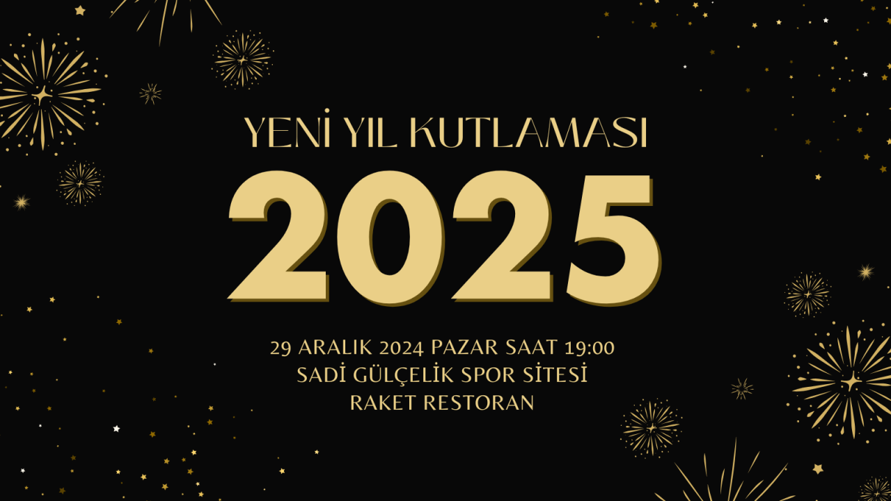 Black and Gold Elegant Gold New Year Twitter Post