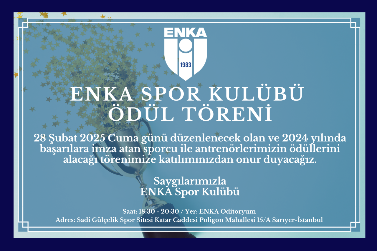 2024 ödül töreni davetiye