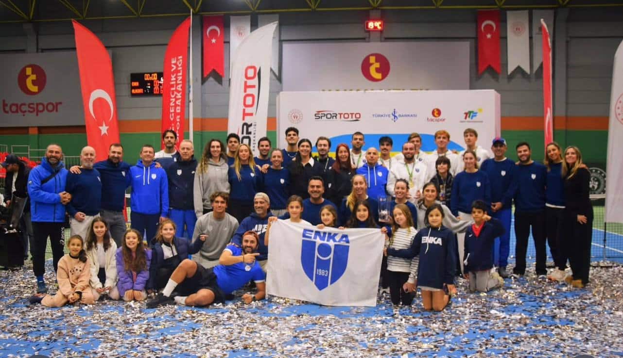 ENKA is the 2025 Turkish Tennis League Champion in both men's and women's categories.