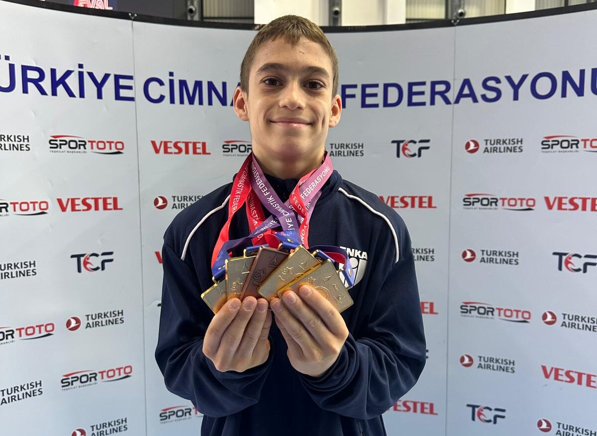 5 Gold and 1 Bronze Medal for Our Artistic Gymnast Erben Kadir Uslu!