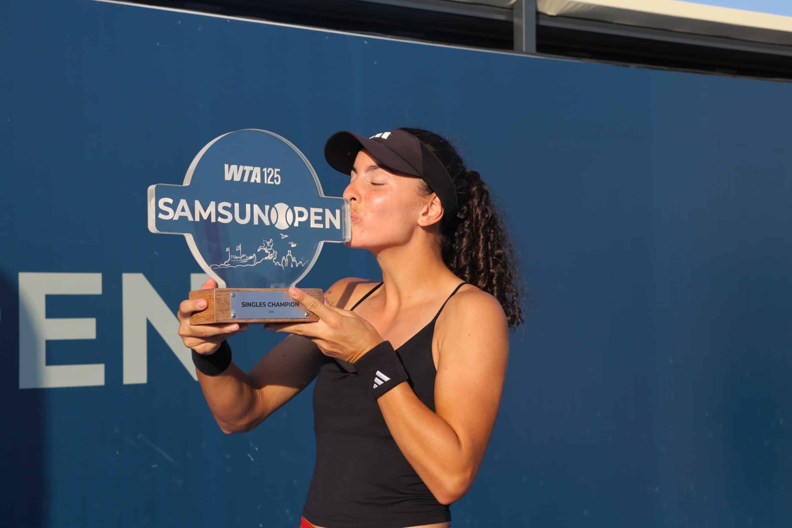 Sporcumuz Ayla Aksu Kahraman, WTA 125 Samsun Open Şampiyonu!